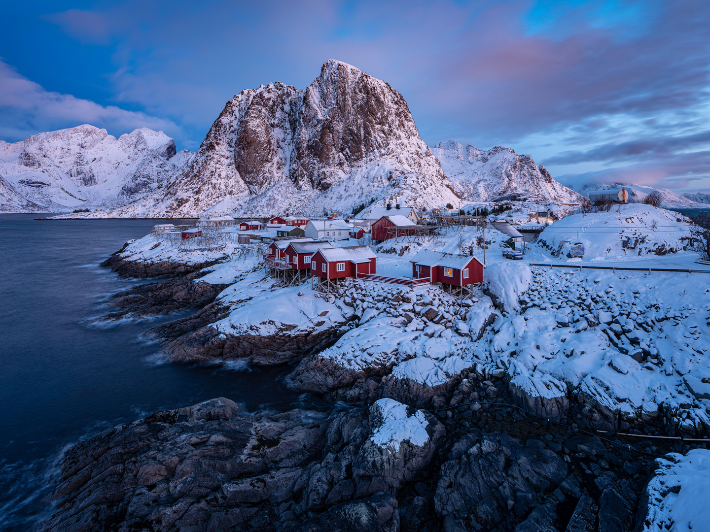 Morgenstimmung bei Hamnoy