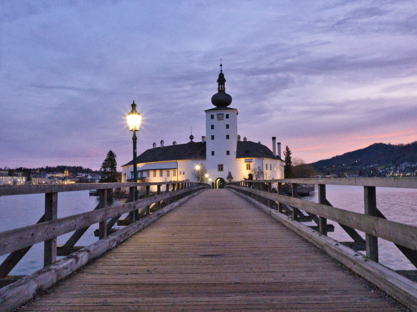 Morgenstimmung bei Schloss Ort