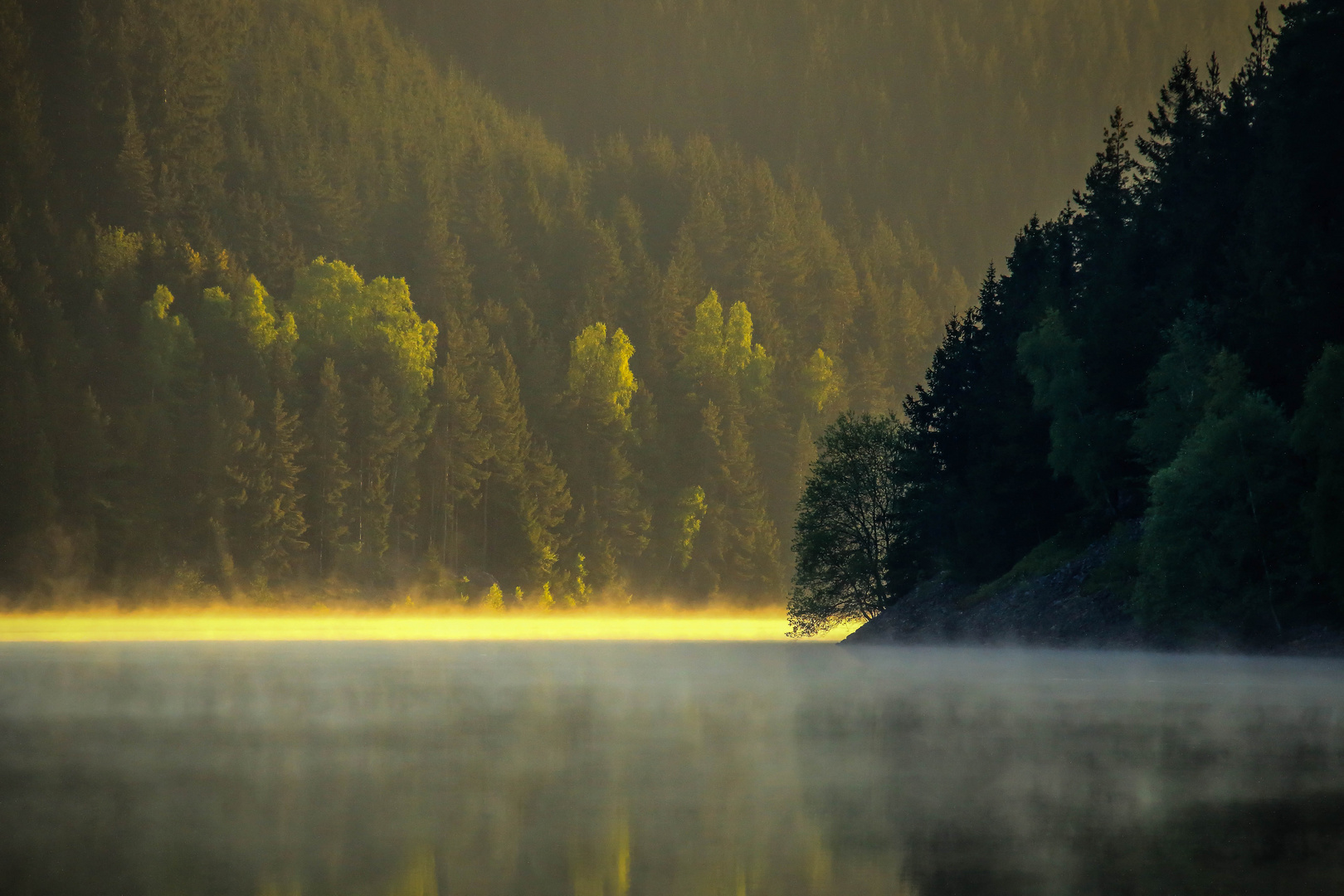 Morgenstimmung bei Sonnenaufgang