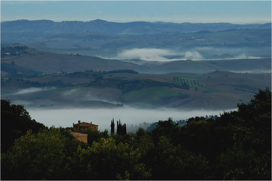 Morgenstimmung bei Volterra