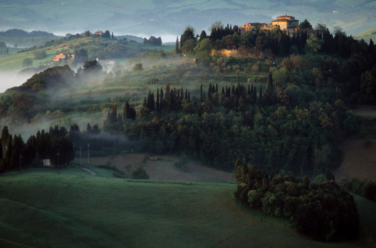 Morgenstimmung bei Volterra