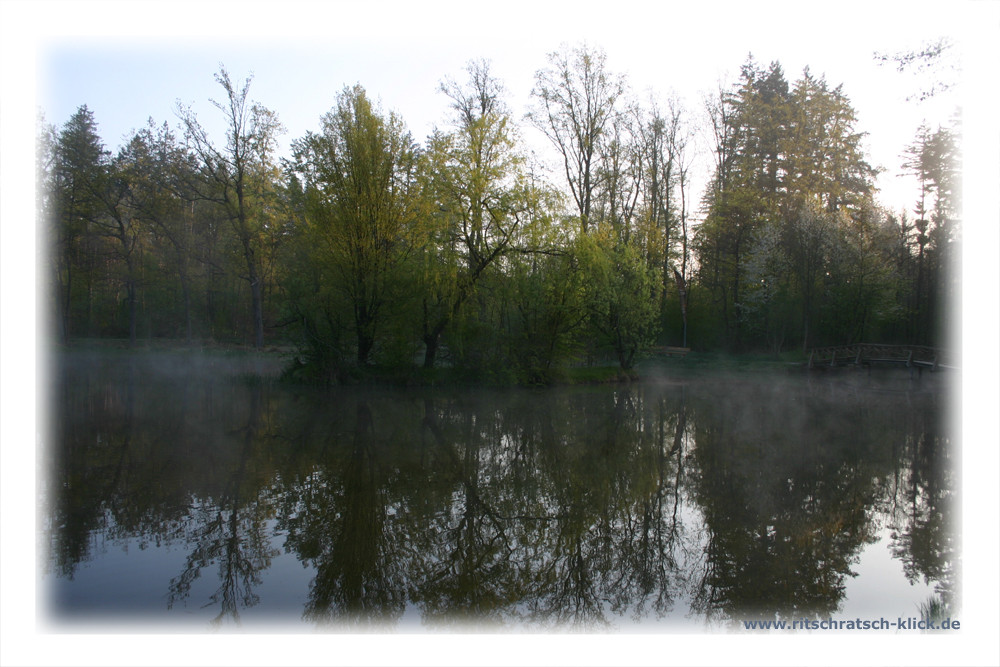 Morgenstimmung beim Seehaus bei Pforzheim