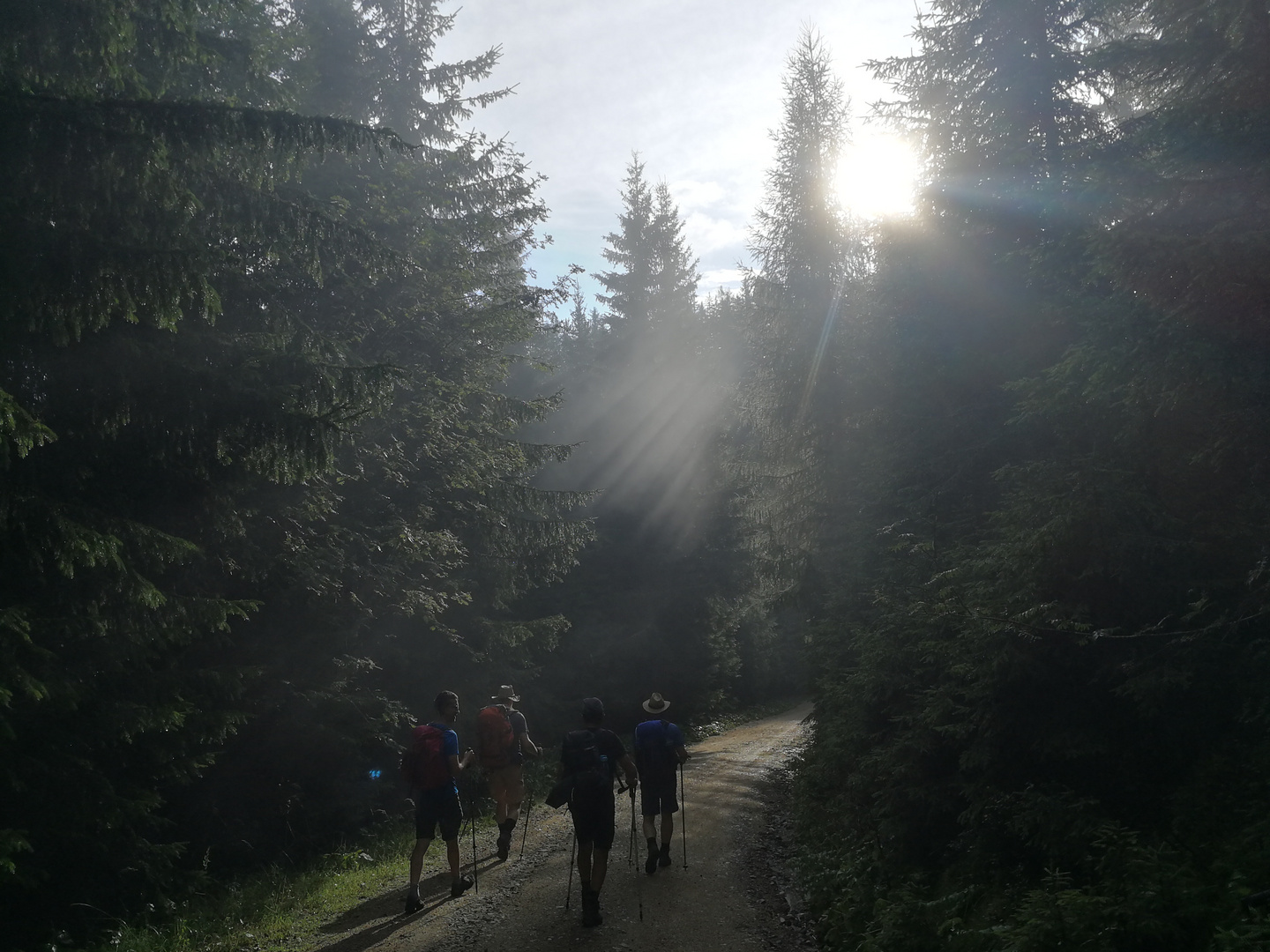 Morgenstimmung beim Wallfahren