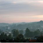 Morgenstimmung (Blick auf Ehrenfriedersdorf im Erzgebirge)