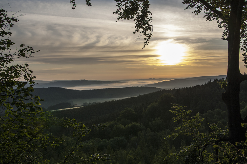 Morgenstimmung Blick Richtung Kahla