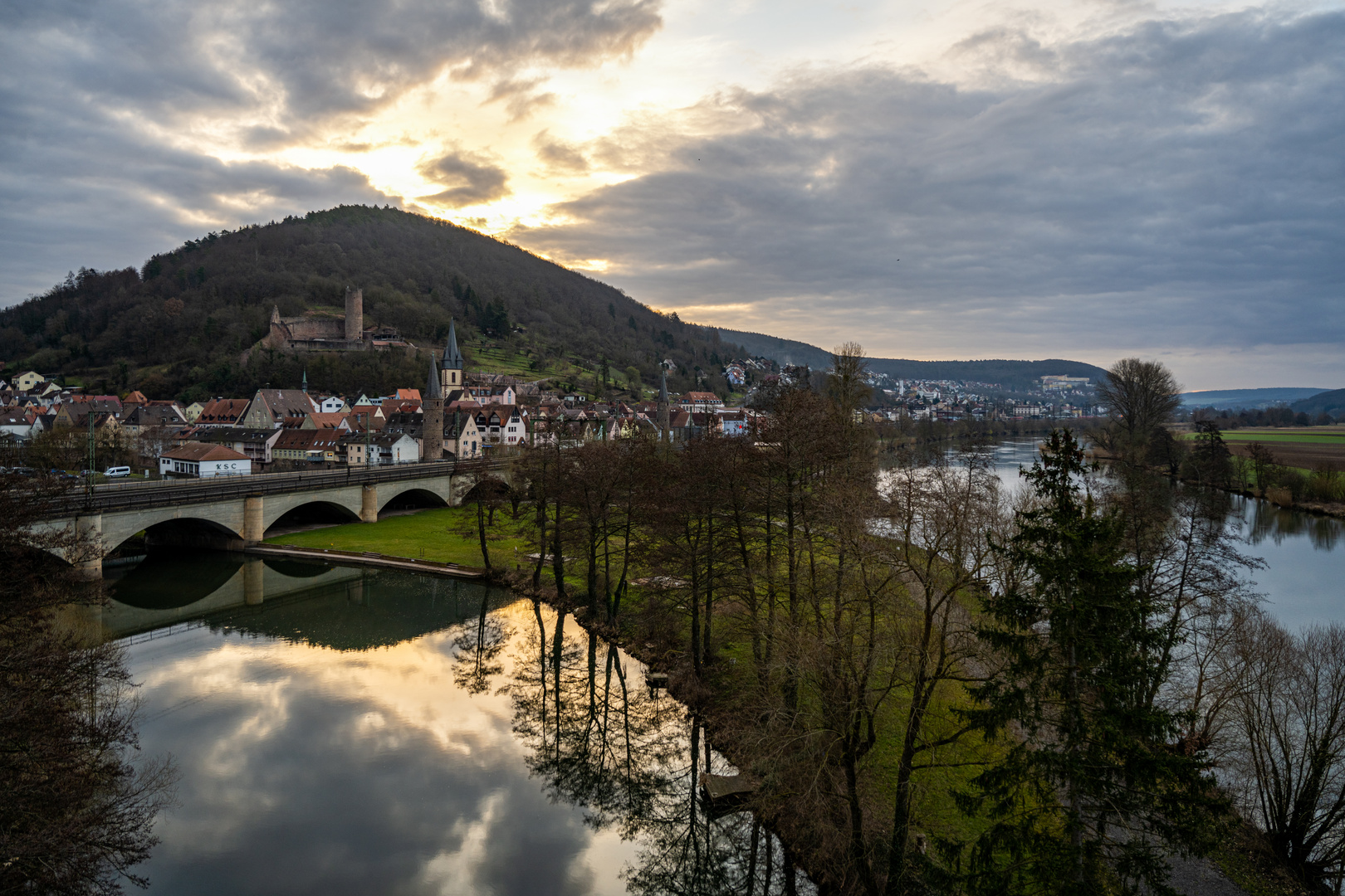 Morgenstimmung Gemünden am Main