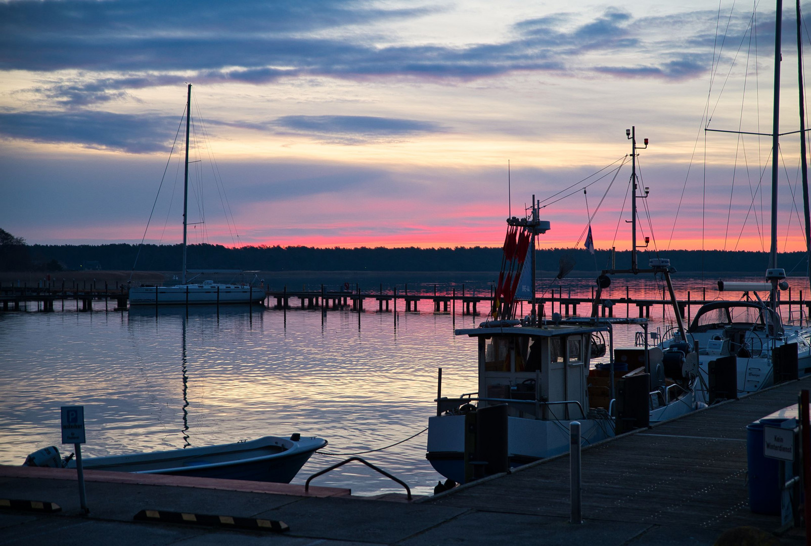 Morgenstimmung Hafen Bregge