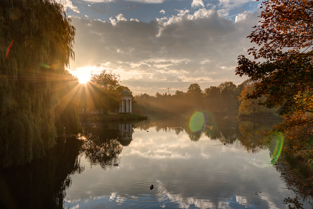 Morgenstimmung im agra-Park, Markkleeberg