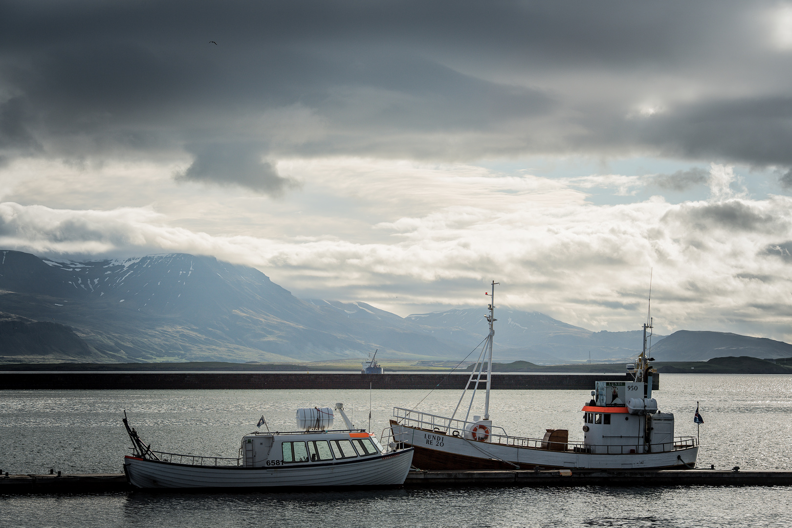 Morgenstimmung im alten Hafen von Reykjavik