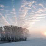 Morgenstimmung im ersten Schnee