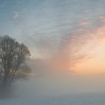 Morgenstimmung im ersten Schnee 