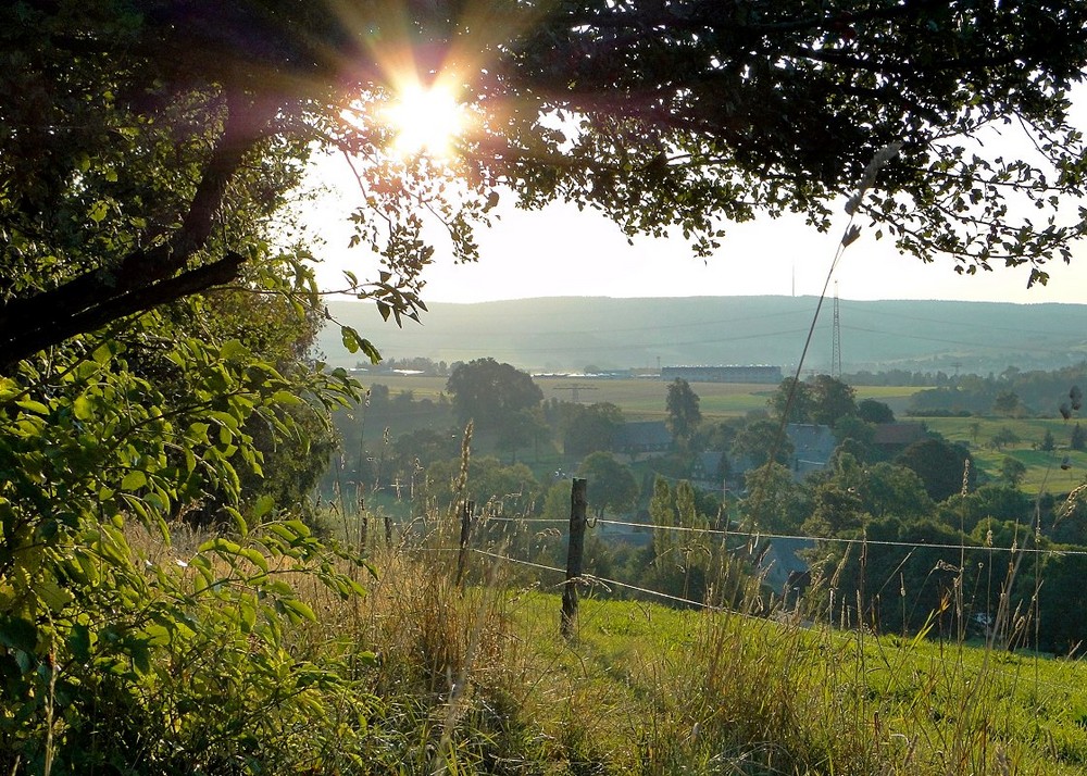 Morgenstimmung im Erzgebirge