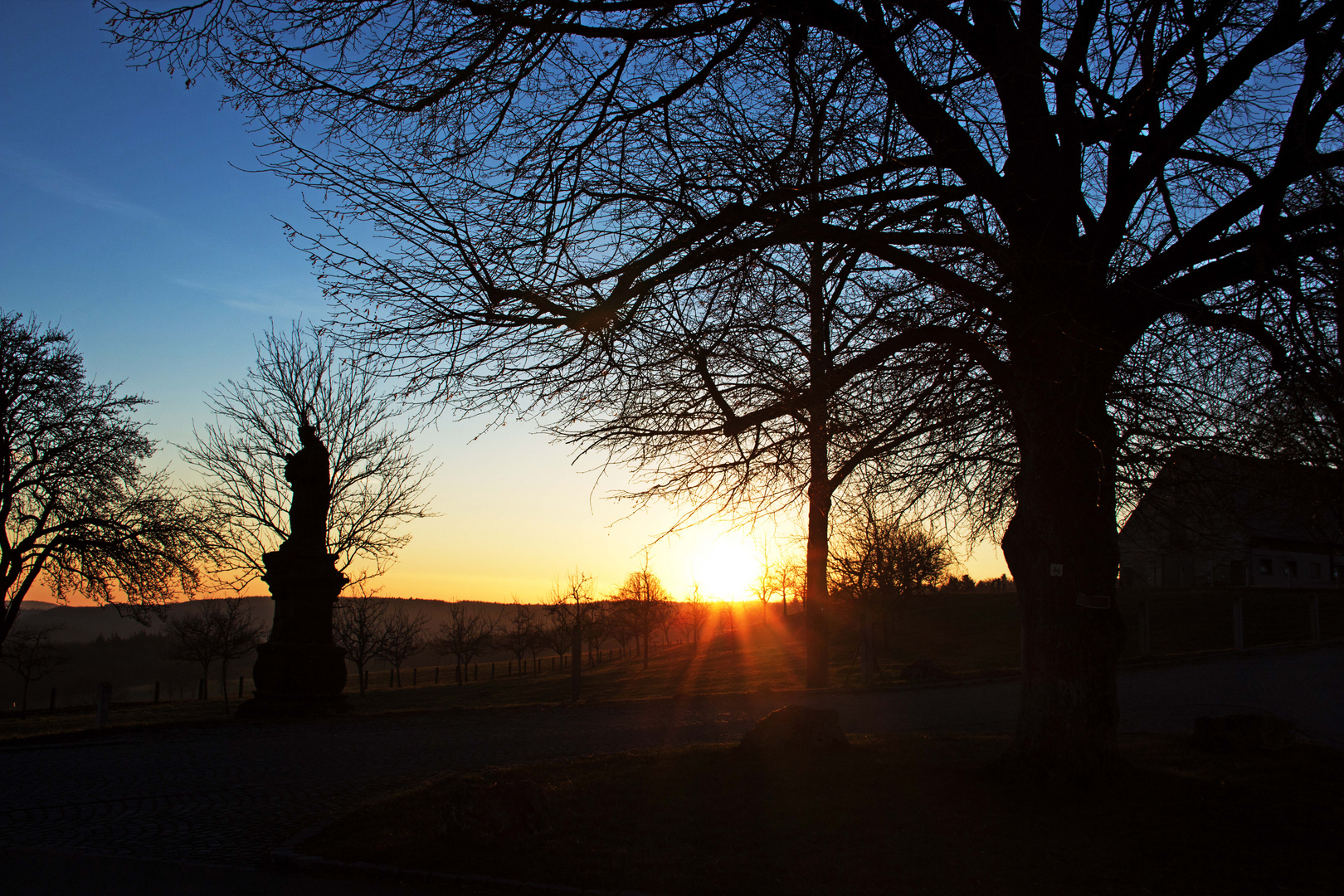 Morgenstimmung im Februar 2014