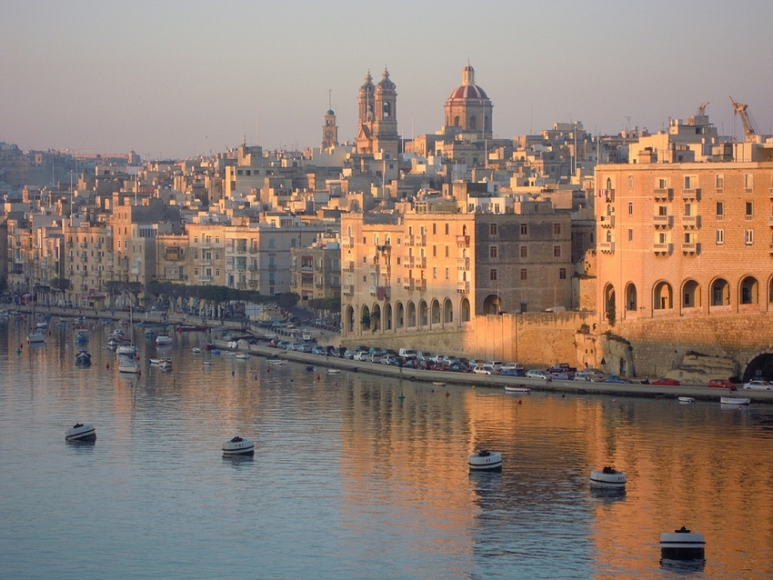 Morgenstimmung im Hafen von Malta