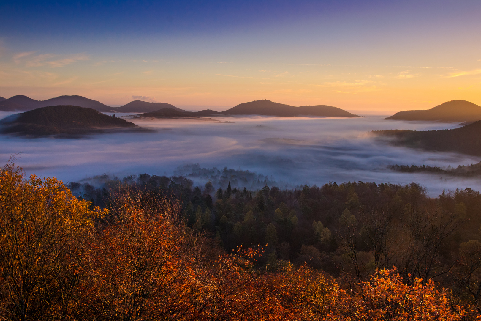 Morgenstimmung im Nebelmeer