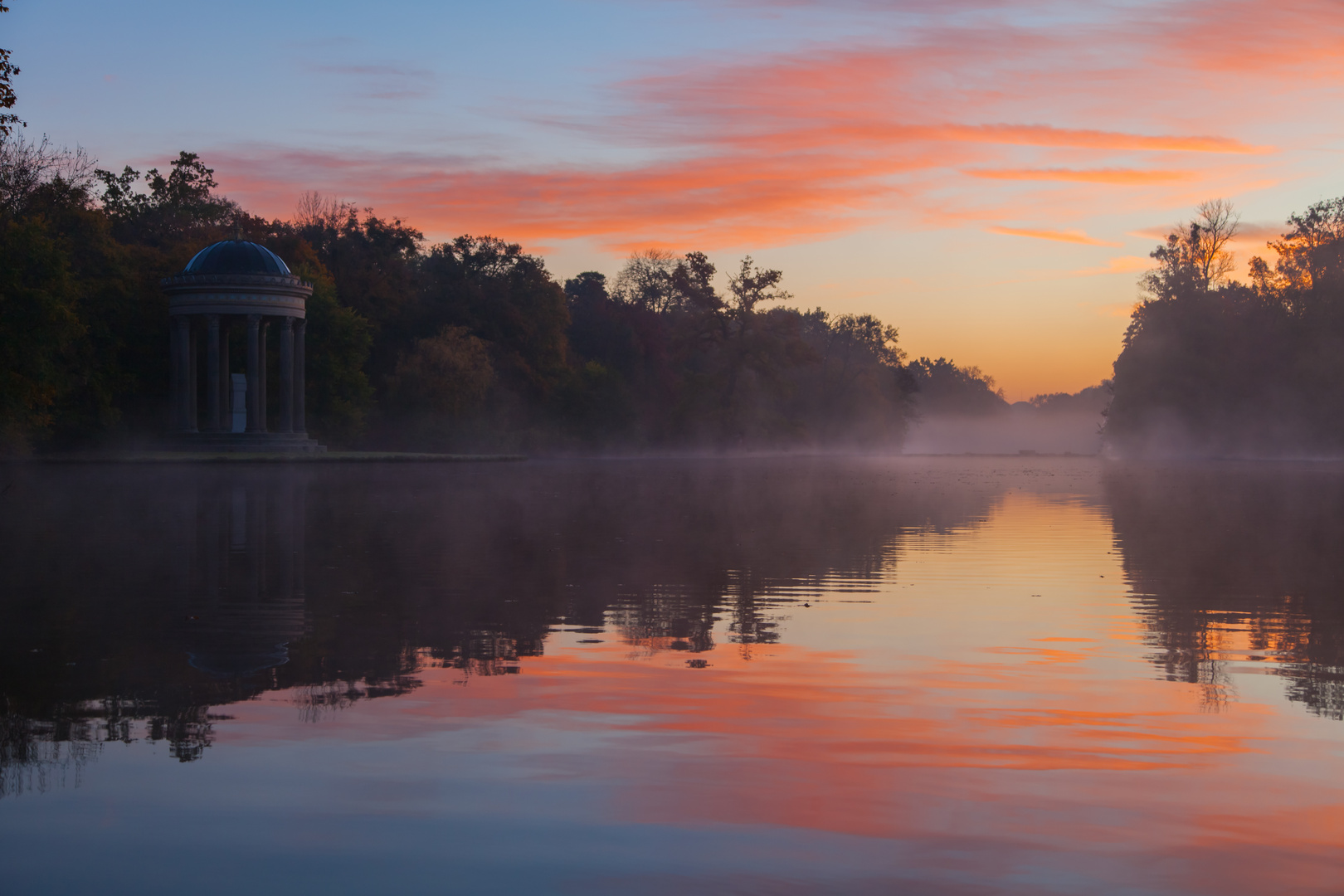 Morgenstimmung im Nymphenburger Park