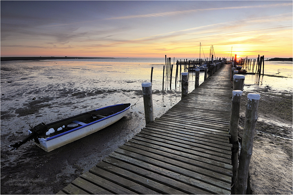 Morgenstimmung im Rantumer Hafen