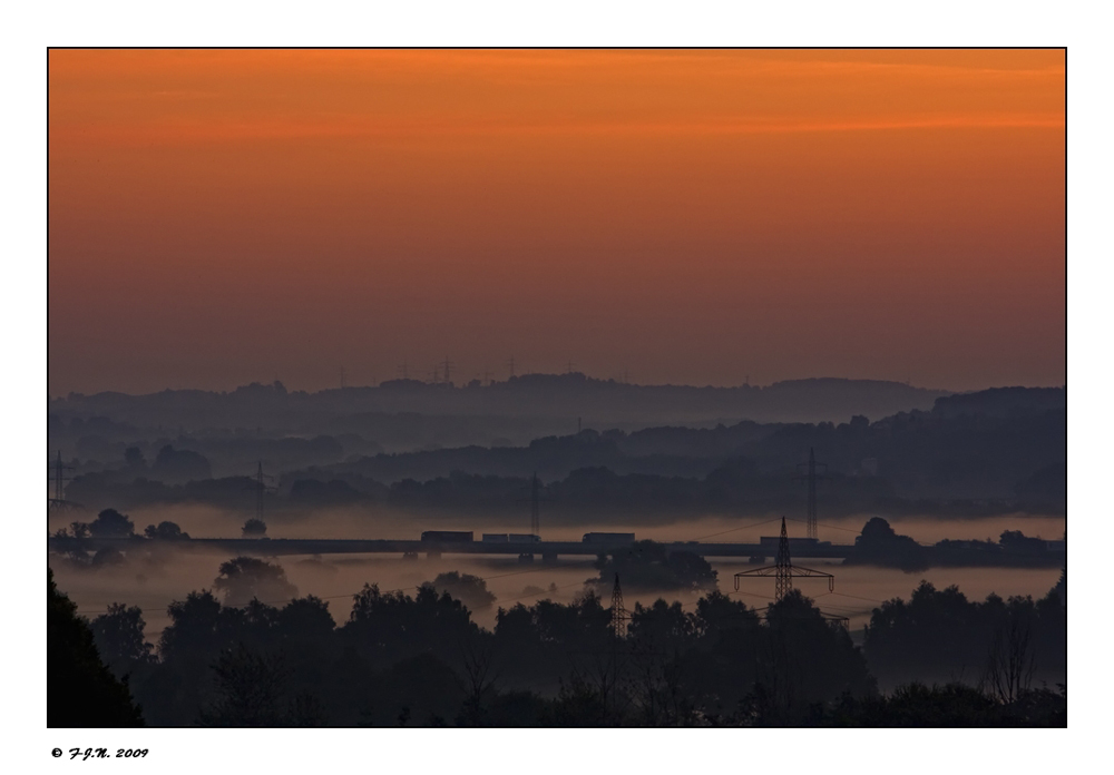 *Morgenstimmung im Ruhrtal*