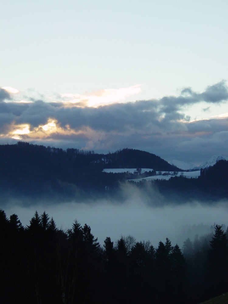 Morgenstimmung im Schwarzenburgerland