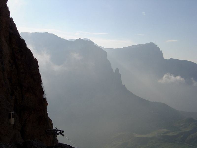 Morgenstimmung im Sellagebiet (Dolomiten)