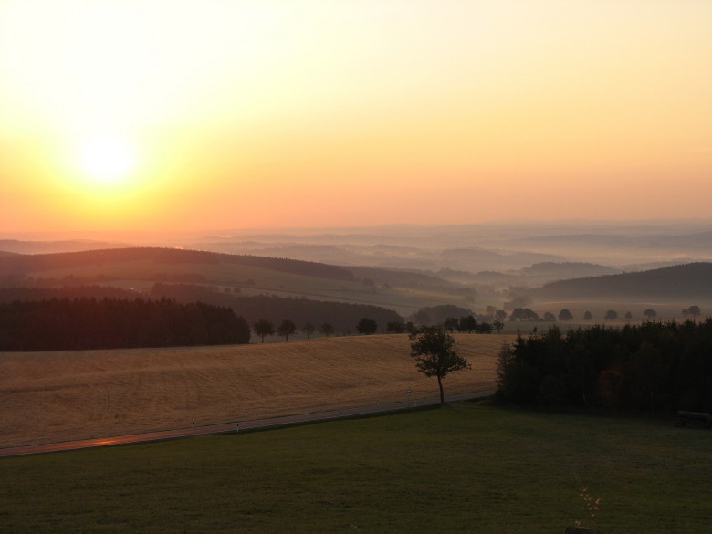 Morgenstimmung im Vogtland