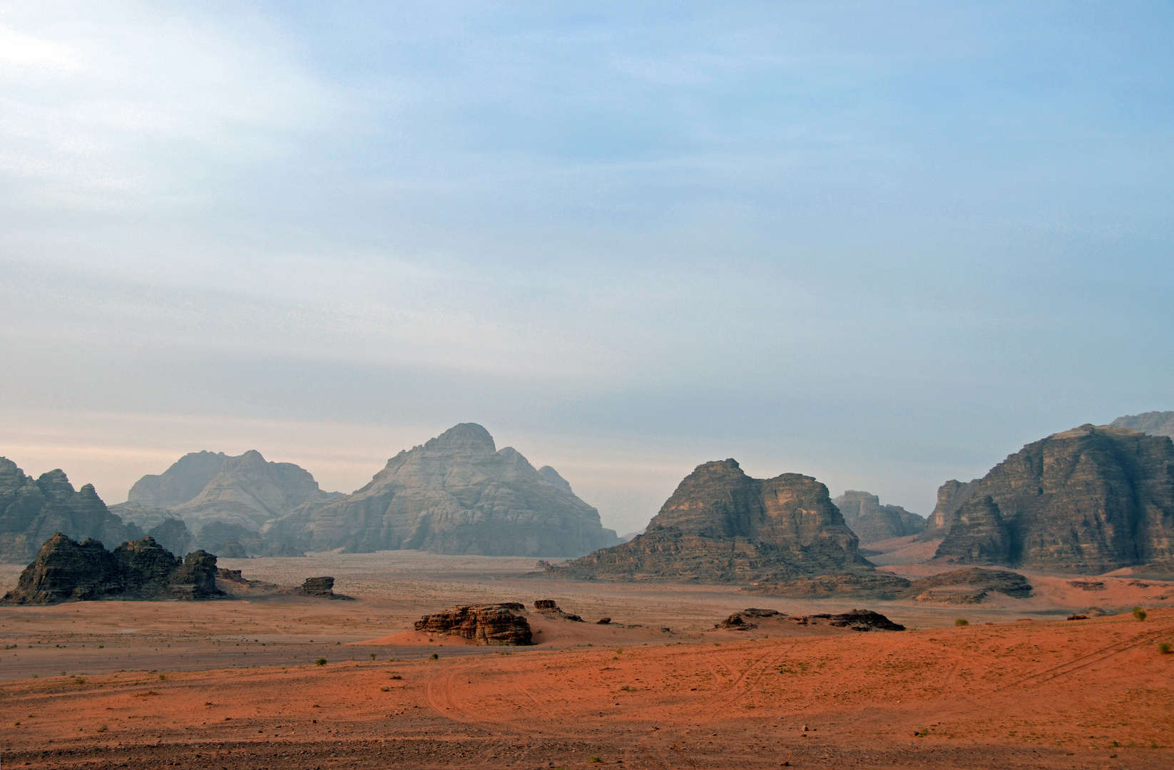 Morgenstimmung im Wadi Rum