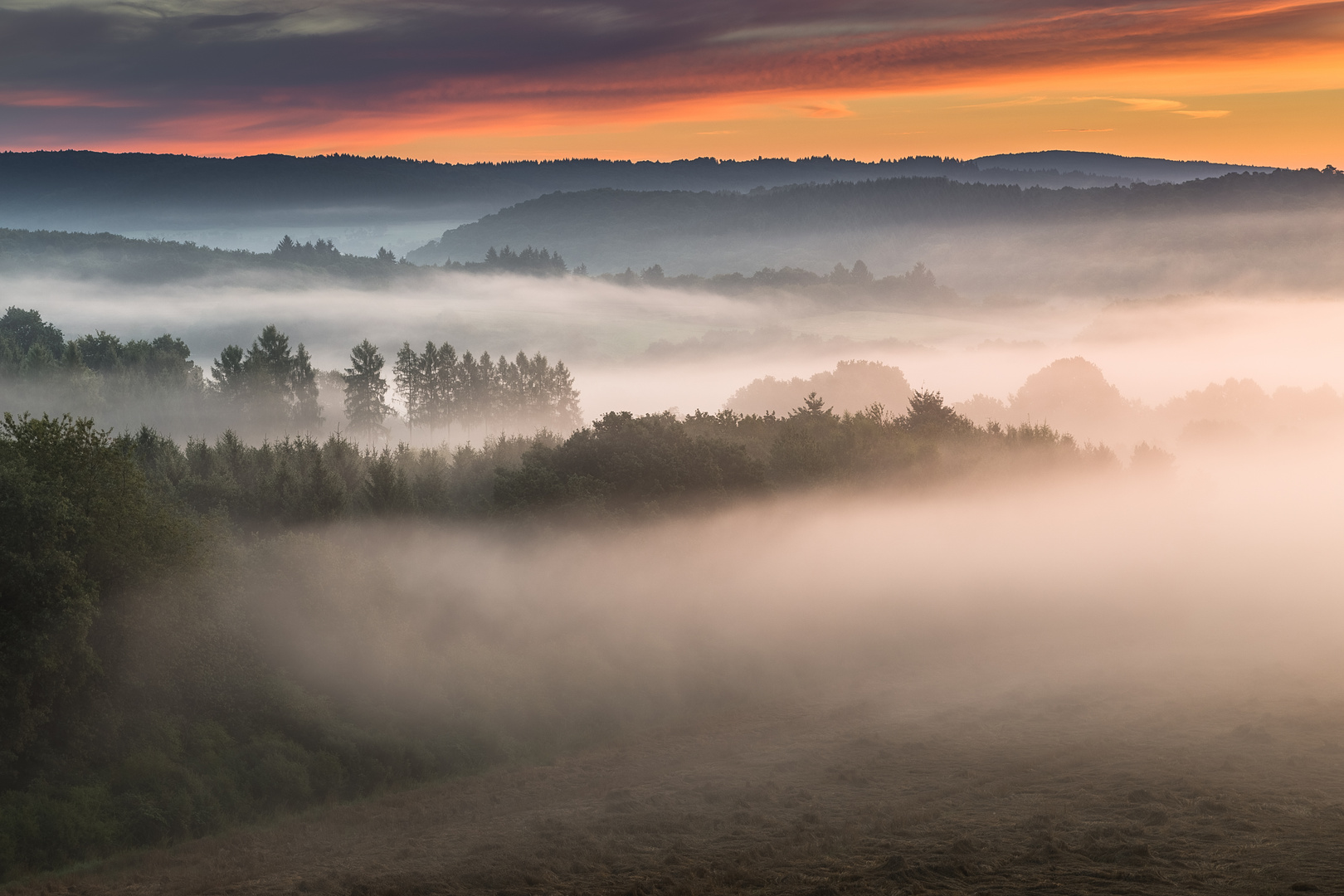 Morgenstimmung im Westerwald