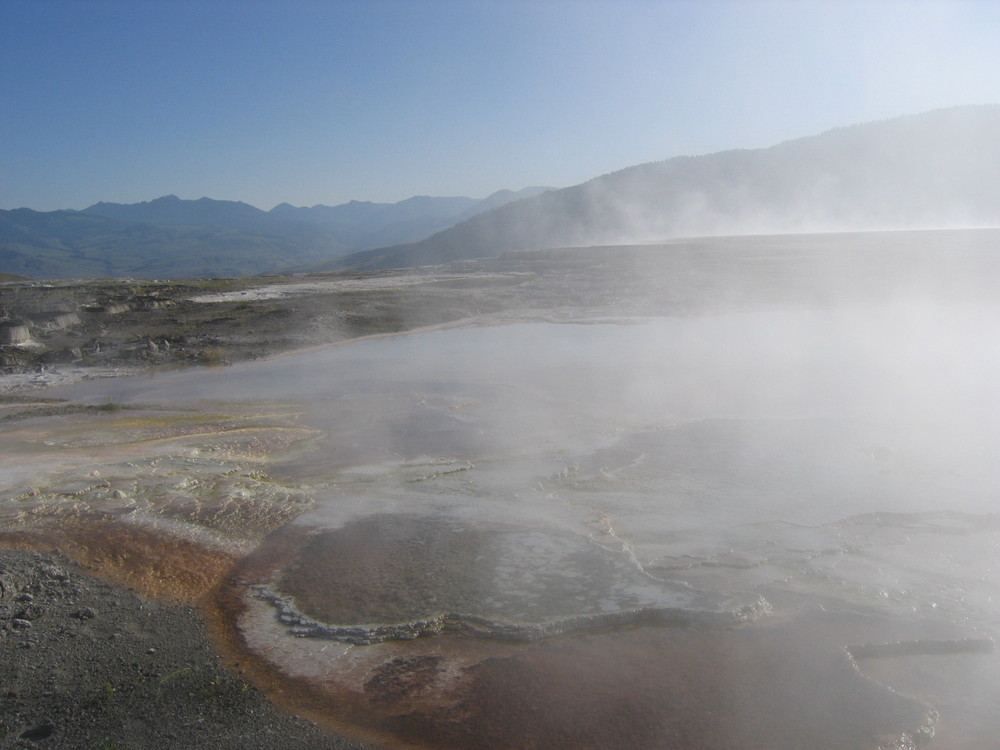 Morgenstimmung im Yellowstone NP