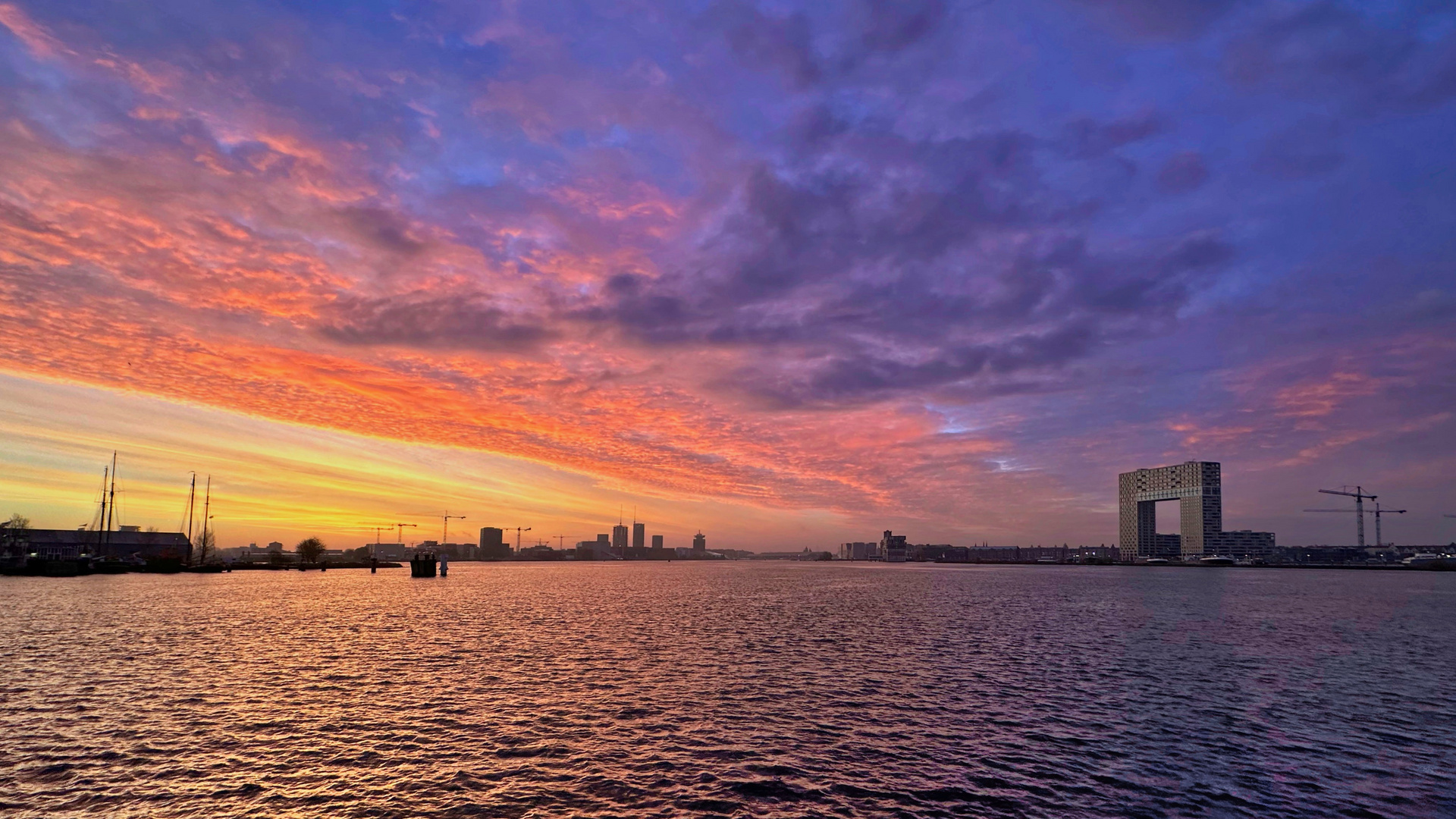 Morgenstimmung in Amsterdam