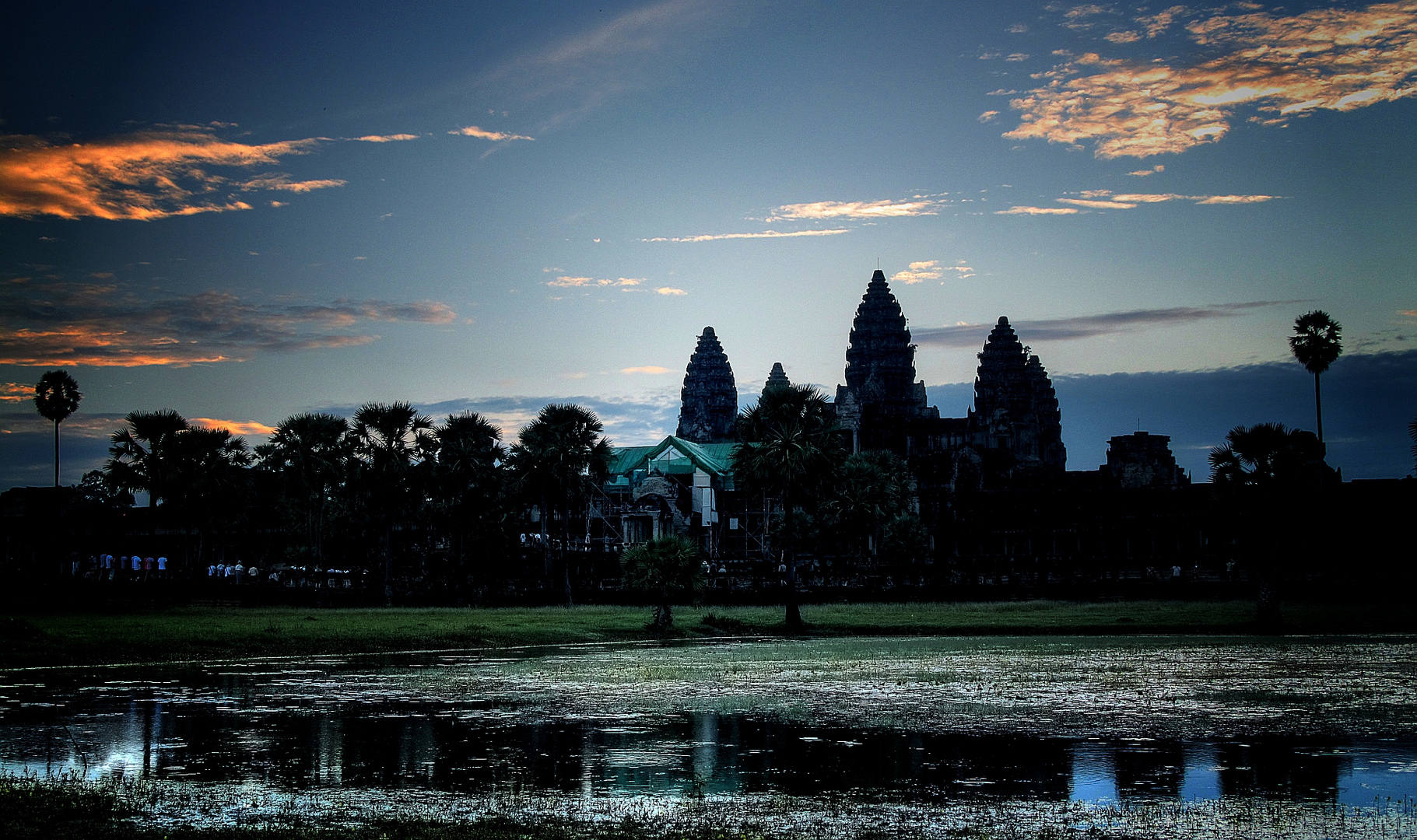 Morgenstimmung in Angkor Wat