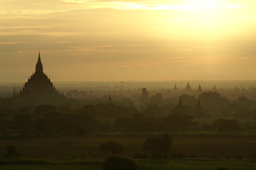 Morgenstimmung in Bagan