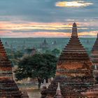 Morgenstimmung in Bagan, Myanmar