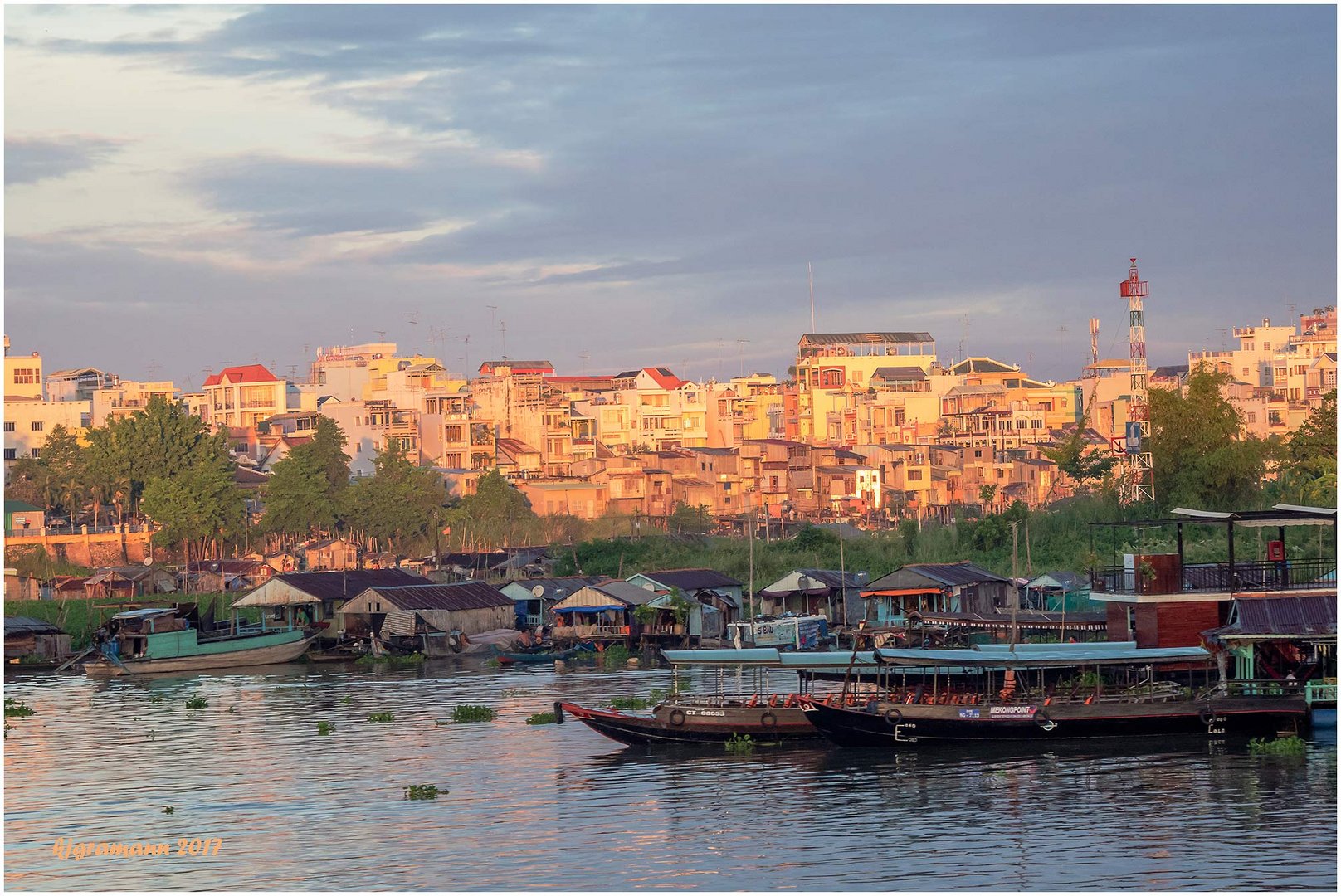 morgenstimmung in chau doc......