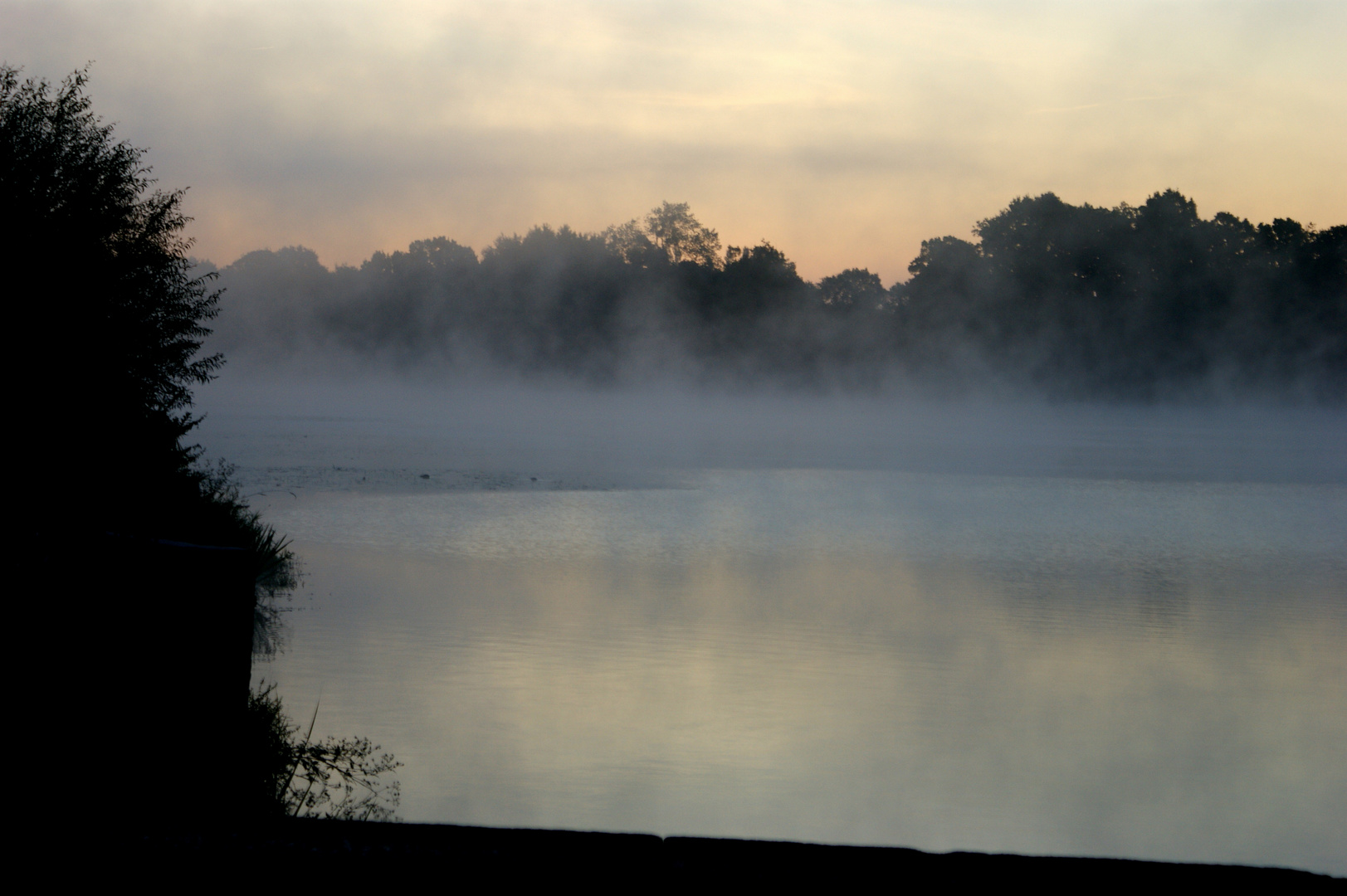 Morgenstimmung in Combourg/Bretagne