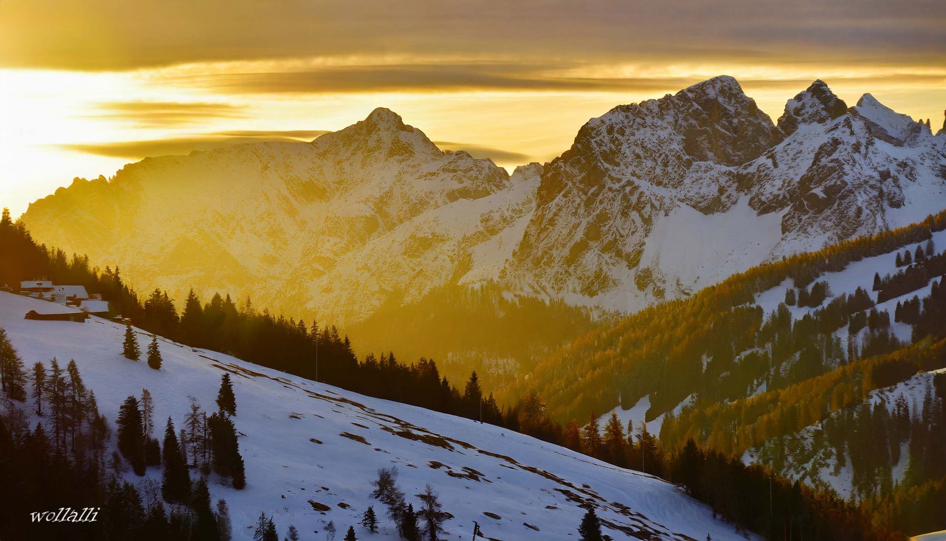 Morgenstimmung in den Bergen