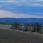 Morgenstimmung in der Landschaft mit Blick zur Sächsischen Schweiz...