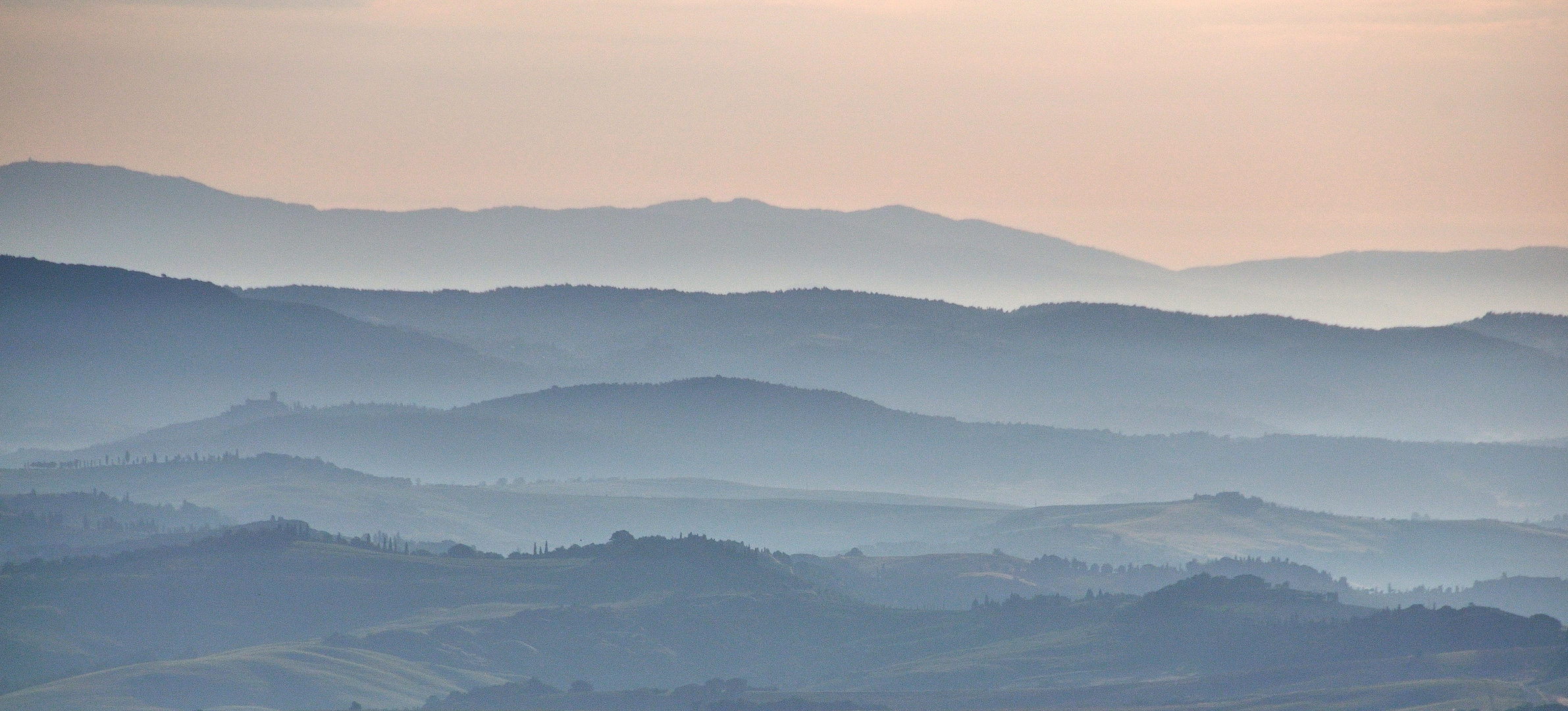 Morgenstimmung in der Toskana