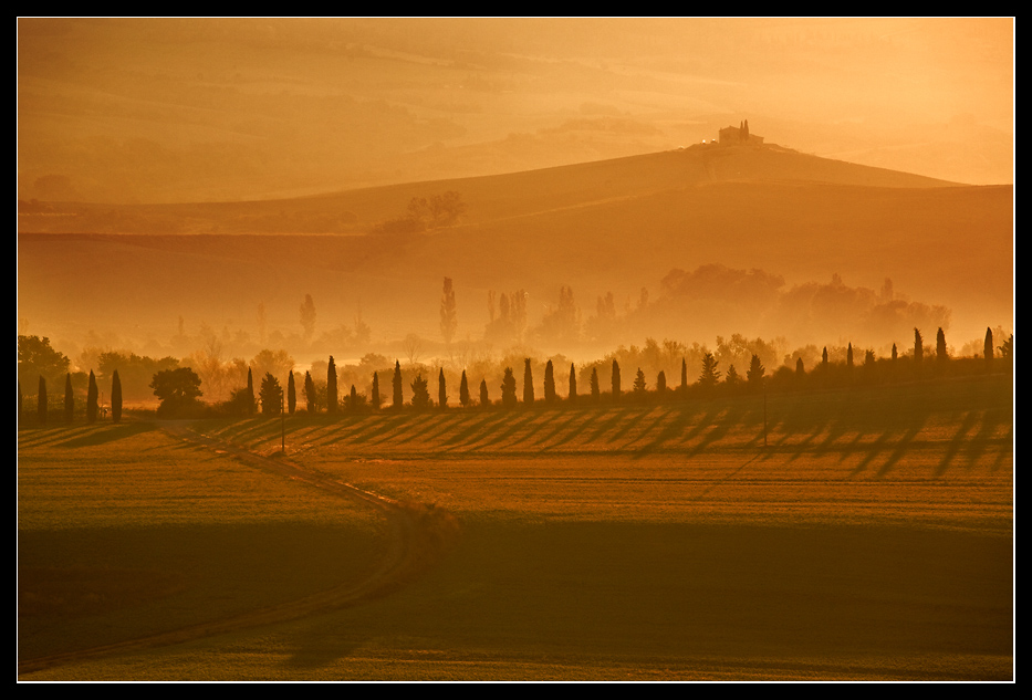 Morgenstimmung in der Toskana