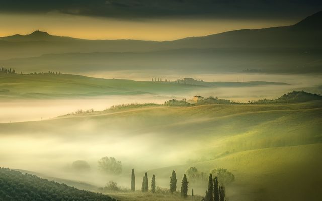 Morgenstimmung in der Toskana  
