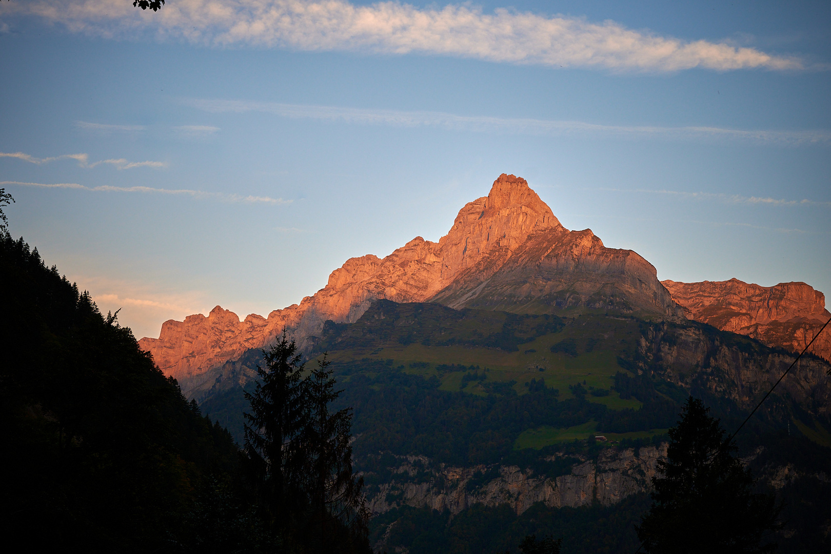 Morgenstimmung in Linthal