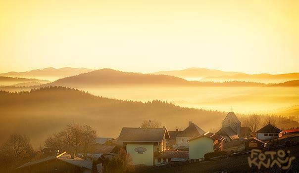 Morgenstimmung in Mitterfirmiansreut