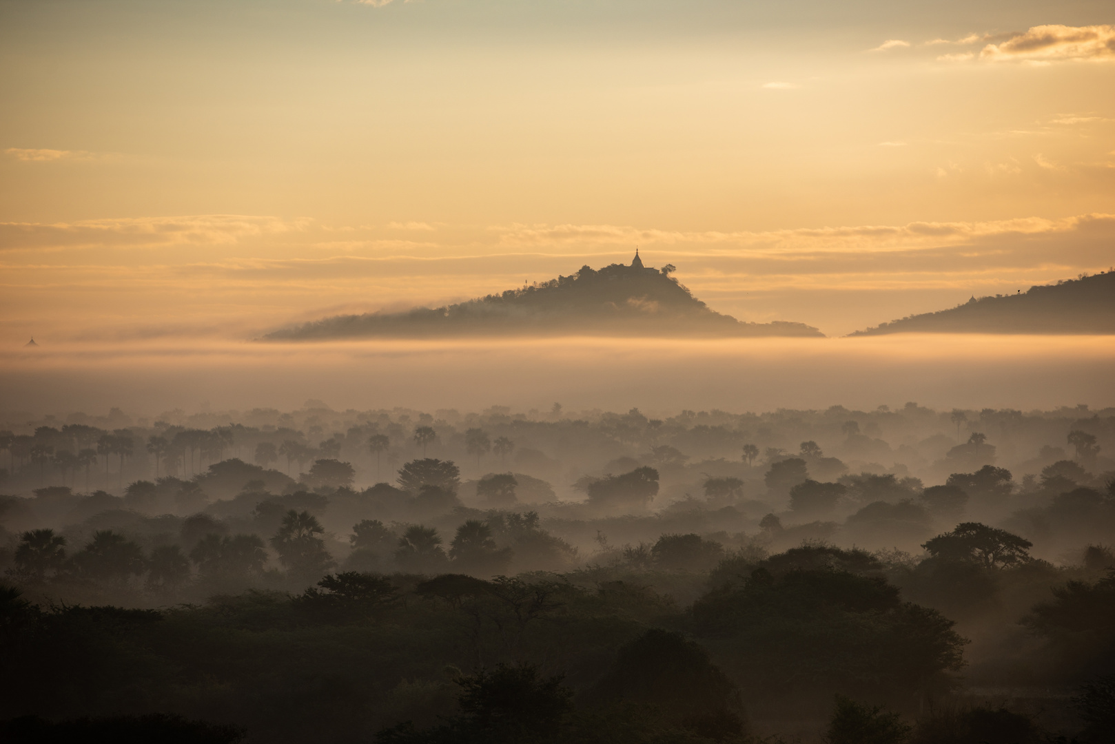 Morgenstimmung in Myanmar (Bagan)