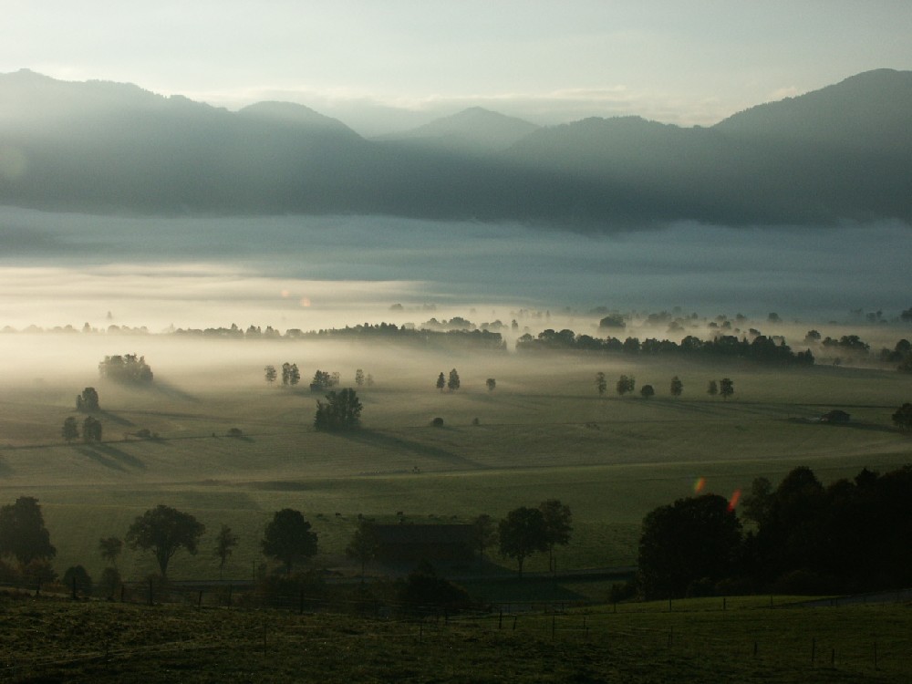 Morgenstimmung in Oberbayern