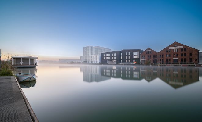 Morgenstimmung mit Spiegelung