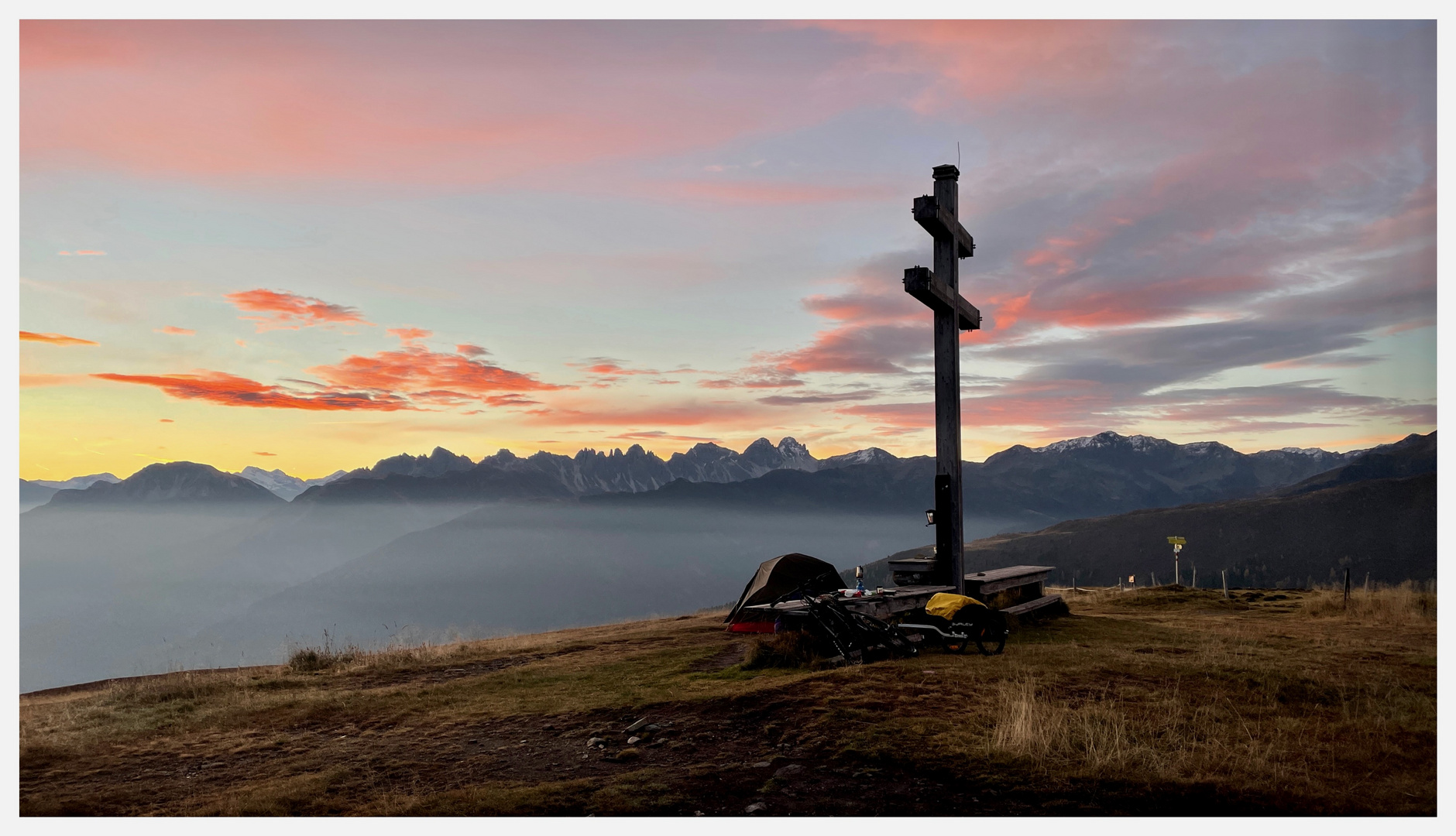 Morgenstimmung nach einer tollen Biwak-Nacht