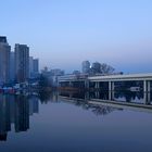 Morgenstimmung U-Bahn Alte Donau