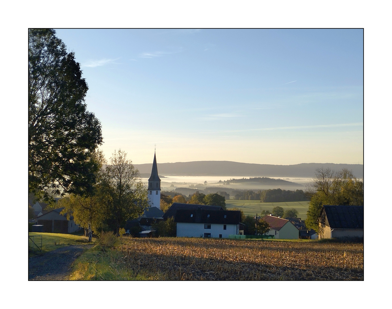 Morgenstimmung über Ahornberg