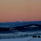 Morgenstimmung über dem Feldberg im Schwarzwald