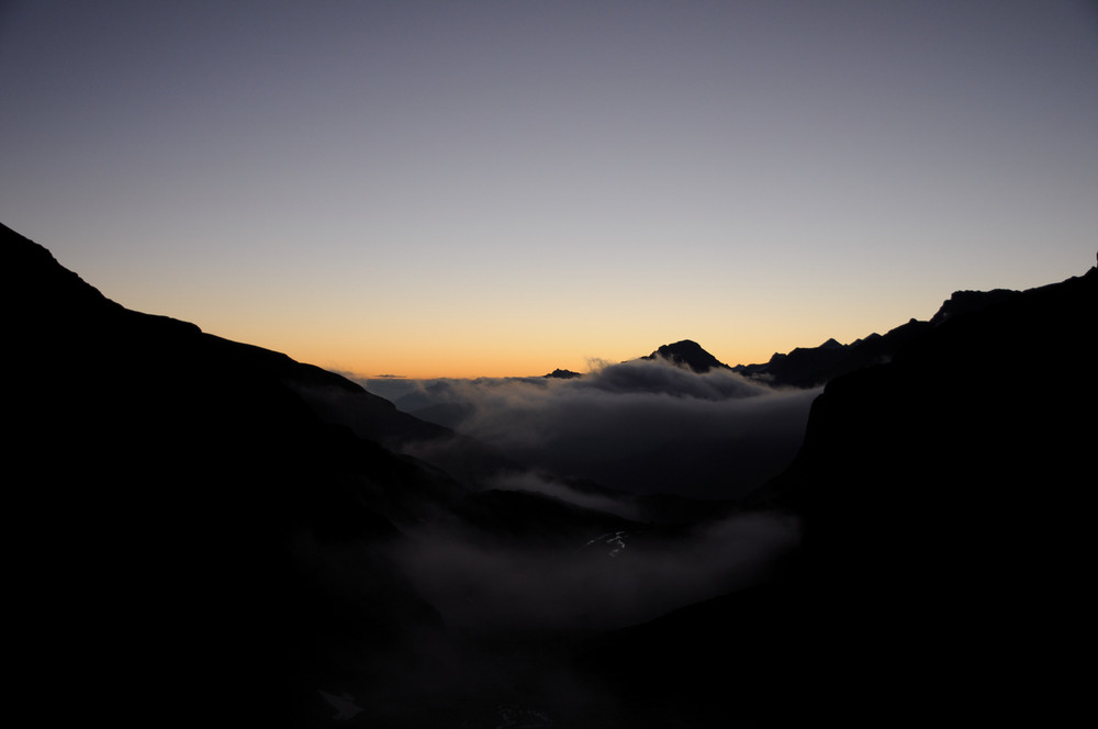 Morgenstimmung über dem Iffigsee