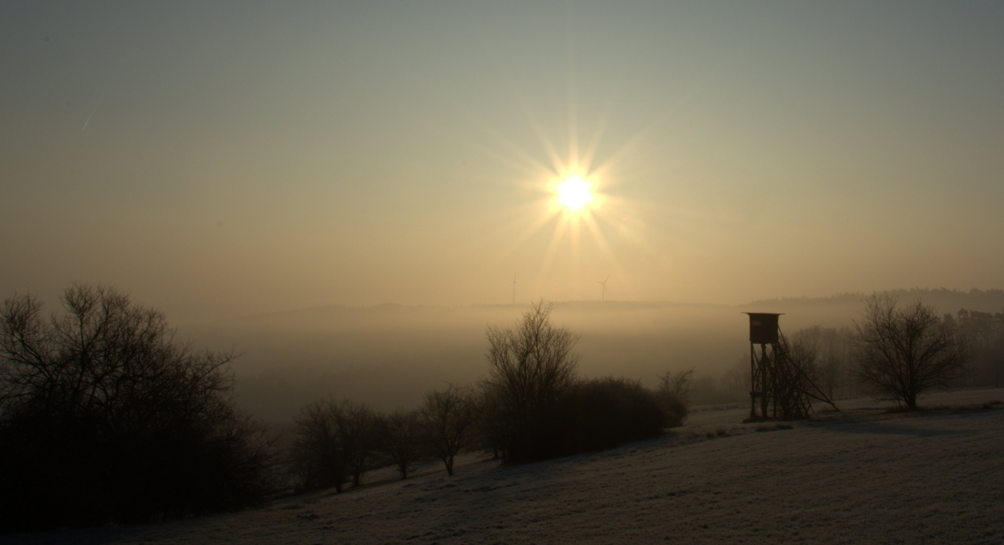 Morgenstimmung über dem Itzgrund 